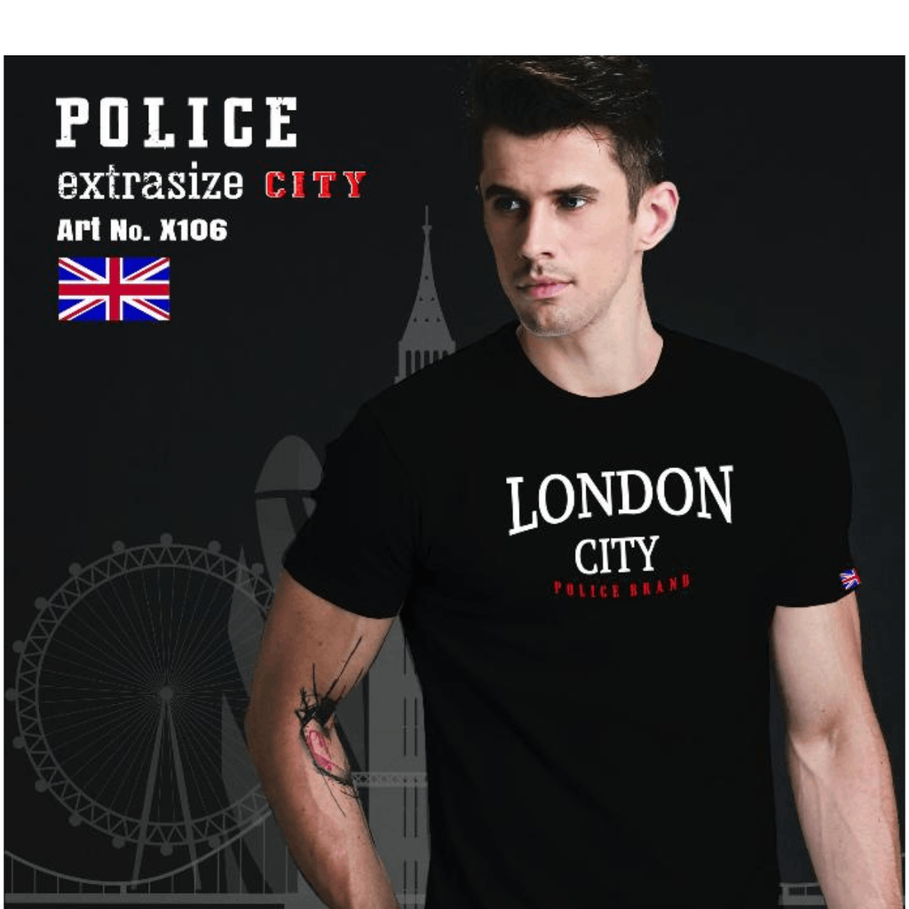 Men's police t-shirt - X106