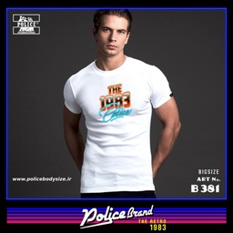 [B381] Police brand men's T-shirt - B381