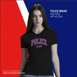 [G361] Women's police t-shirt - G361