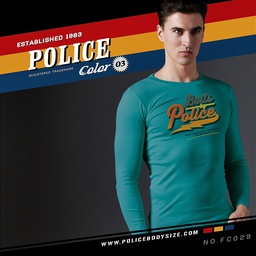 [FC029] Men's police long sleeve t-shirt - FC029