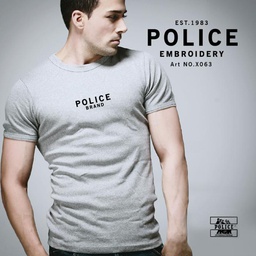 [X063] Men's police t-shirt - X063