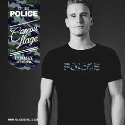 [X068] Men's police t-shirt - X068