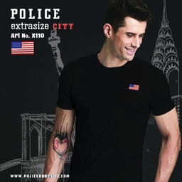 [X110] Men's Police T-shirt - X110